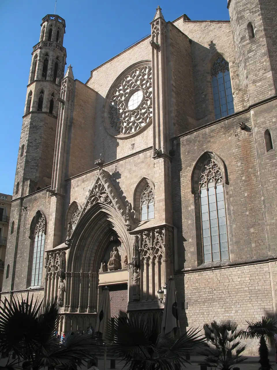 Fachada gótica de Santa Maria del Mar