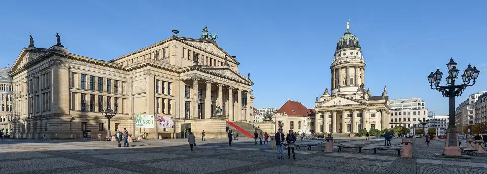 Gendarmenmarkt with the Konzerthaus and the French Church