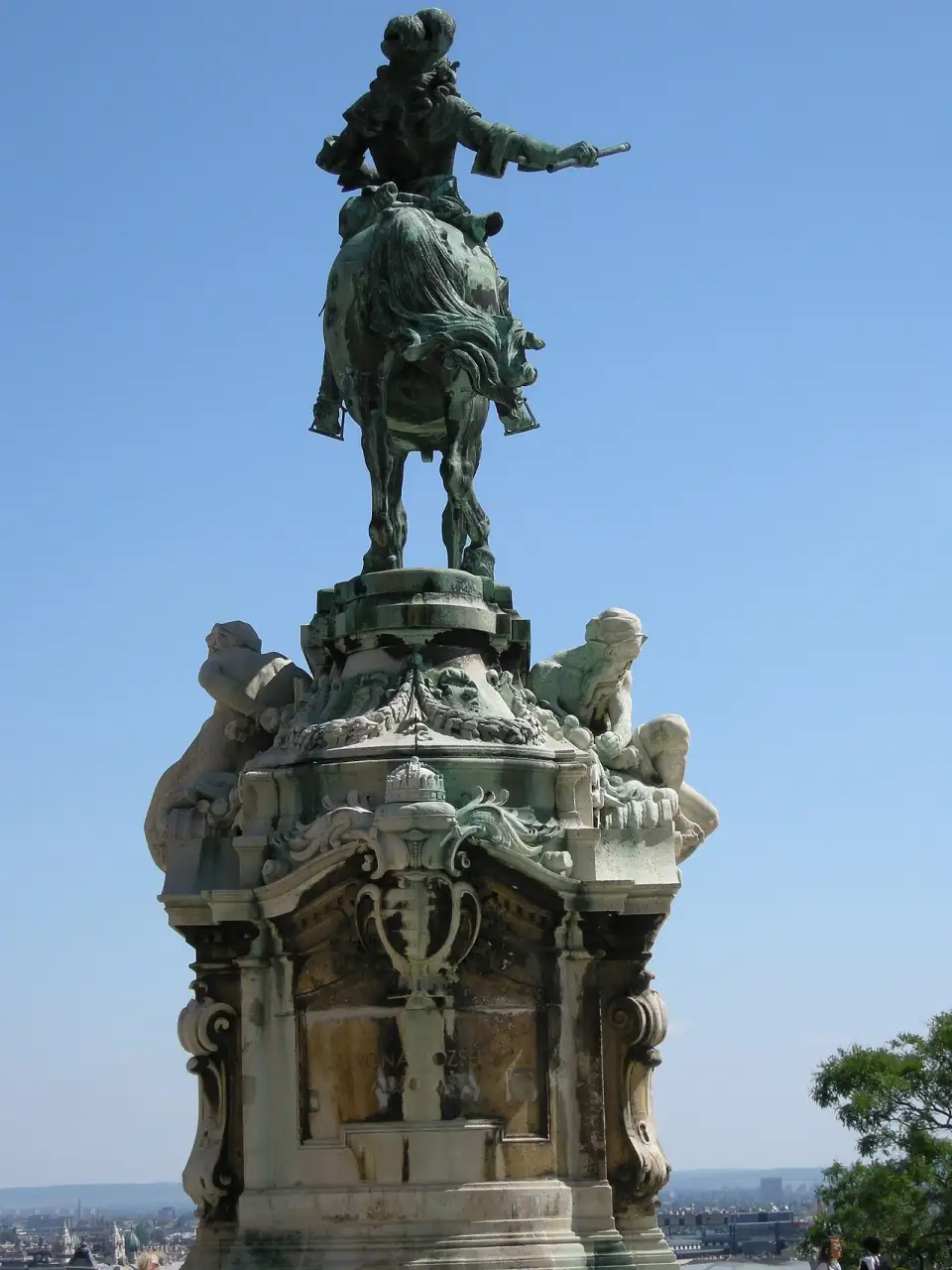 Equestrian statue of Prince Eugene of Savoy in front of the Royal Palace