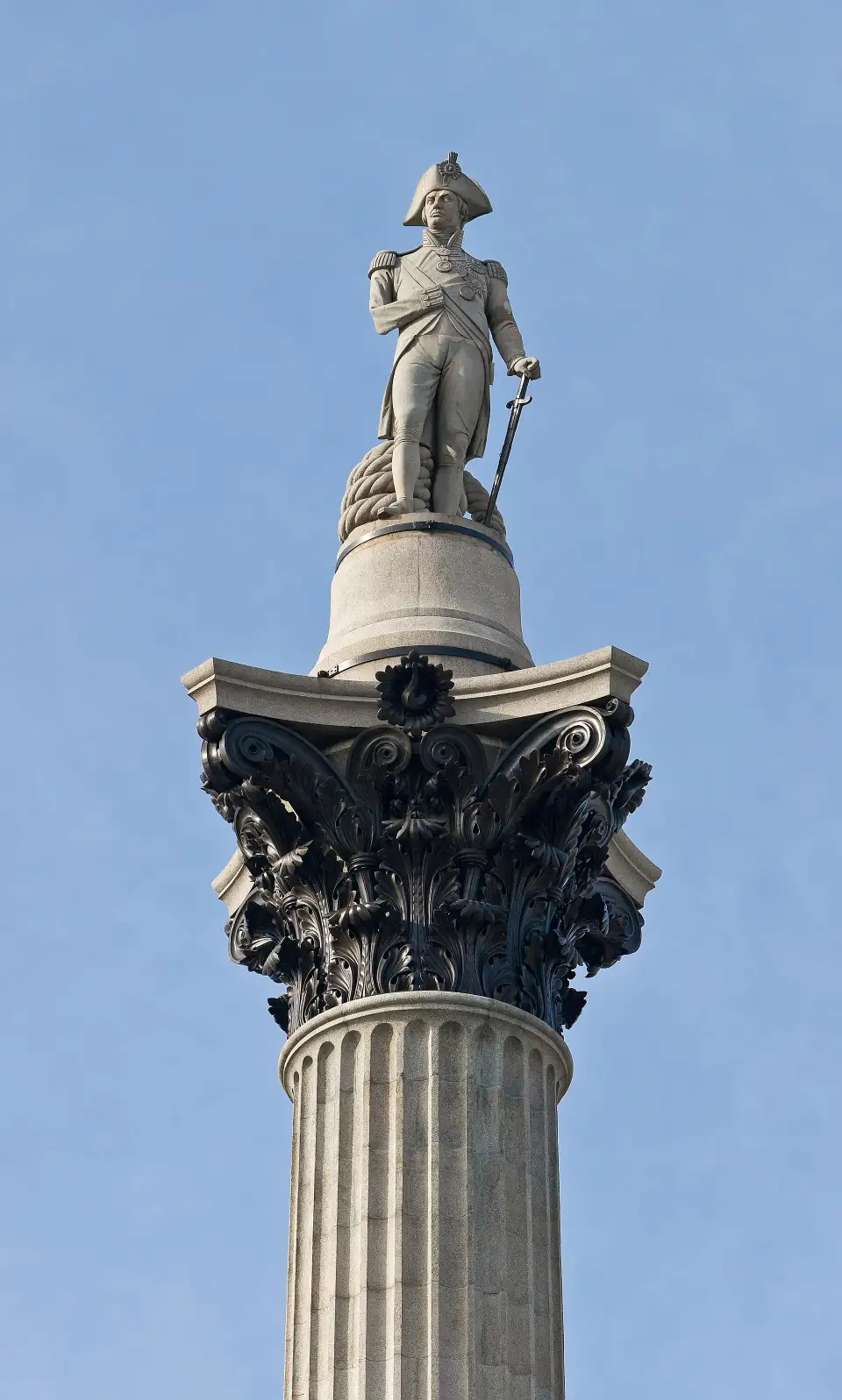 A Coluna de Nelson na Praça Trafalgar