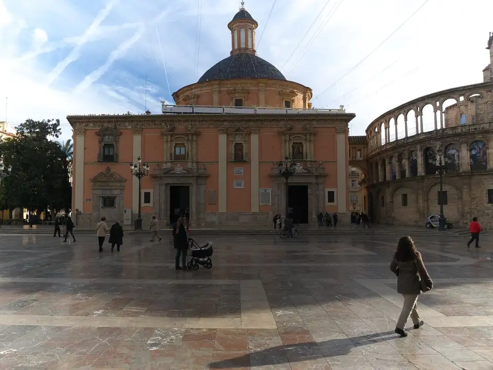 The Basilica of Our Lady of the Forsaken on Plaza de la Virgen
